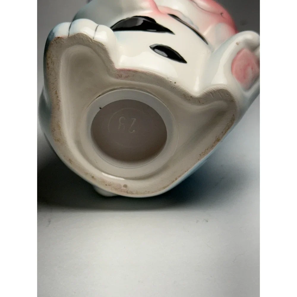 Vtg Cat Piggy Bank 5